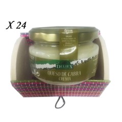 Queso de cabra para regalos en baúl de colores (24 ud).