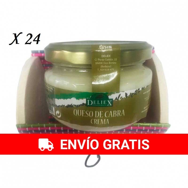 Queso de cabra para regalos en baúl de colores (24 ud).