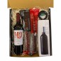 Case for employees with Rioja wine, Iberian, cream cheese and wine set