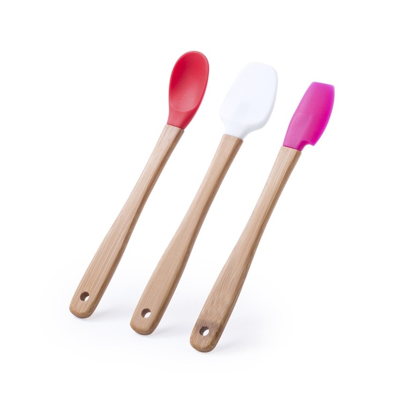 Ensemble de cuisine Baquet en silicone et bambou