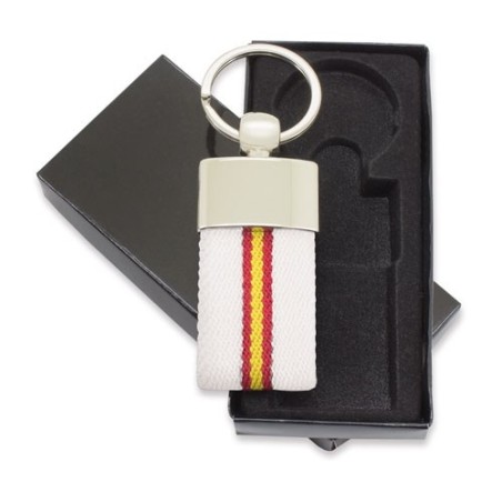 Affordable Spanish flag keychain for party favors