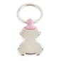 Porte-clés Bébé Sucette Rose - Idéal comme Cadeau de Baptême
