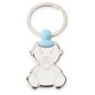 Blue Baby Pacifier Keychain for Christening Favors