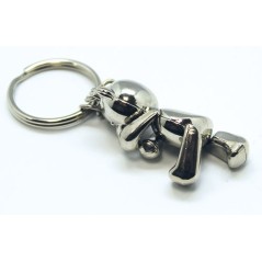 Un porte-clés ours en peluche très original, idéal comme petit cadeau