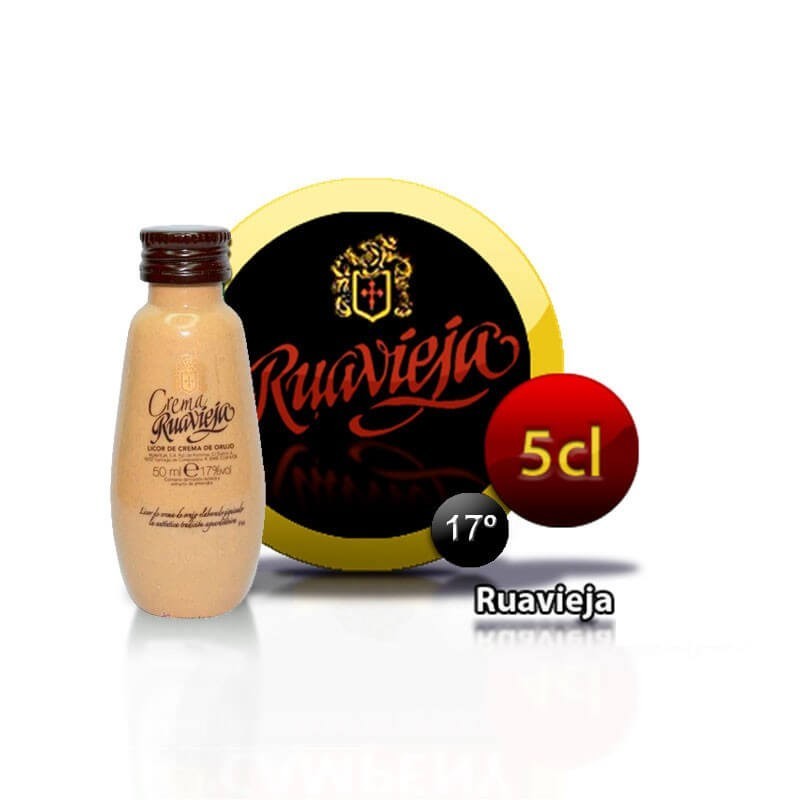 24 crèmes de grignons Ruavieja 5 cl.