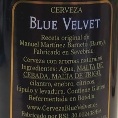 Bière artisanale Sevebrau "Blue Velvet"