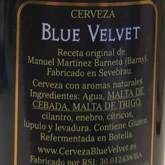 Cerveza artesana Sevebrau Blue Velvet | Regalos Gourmet Online