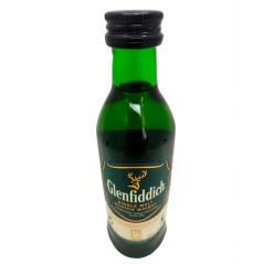 Miniatura whisky Glenfiddich 5cl para invitados