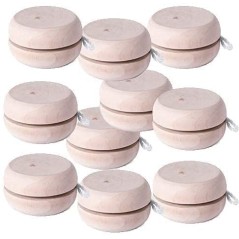 Pack 50 yoyos de madera para fiestas de cumpleaños