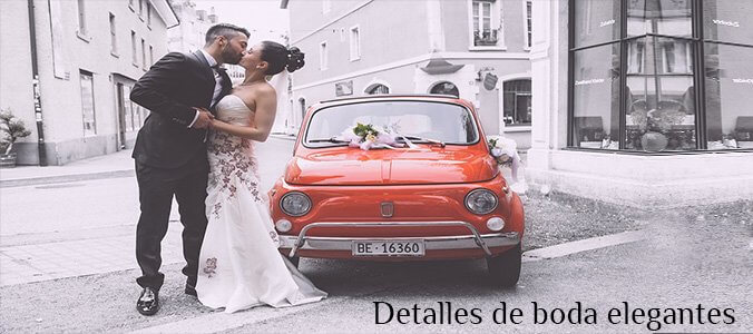 detalles de boda elegantes