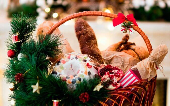 Cesta de Navidad original, tips para cestas navideñas