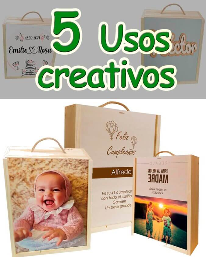 5 usos creativos que le puedes dar a una caja de madera personalizada