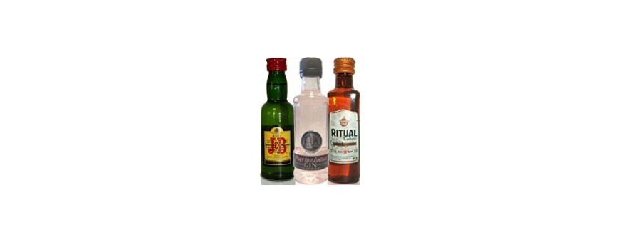 Glass liquor miniature bottles for details gift events