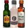 Miniature glass bottles