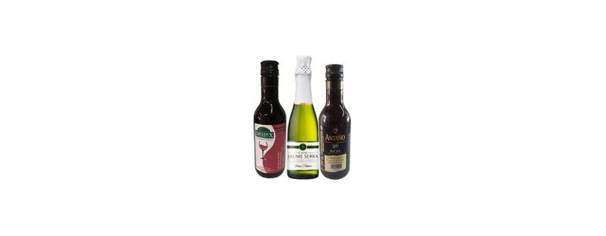 Buy online wines miniature for your event, wines for weddings