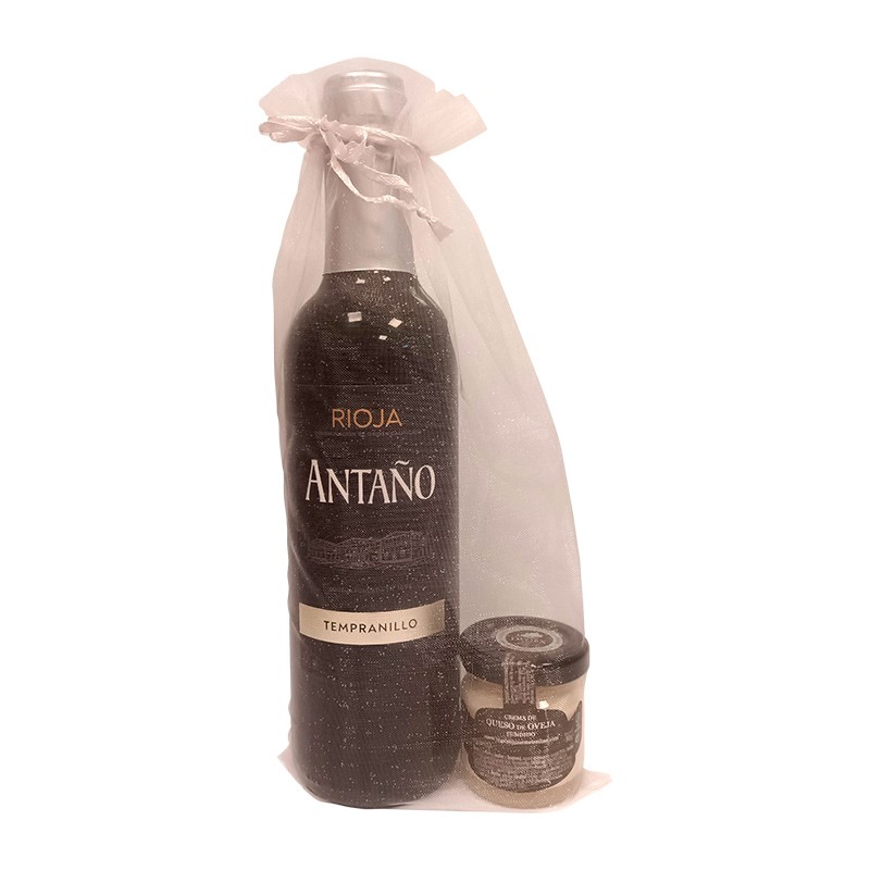 Pack cadeau vin Antaño Cosecha et fromage Deliex pour vos cérémonies