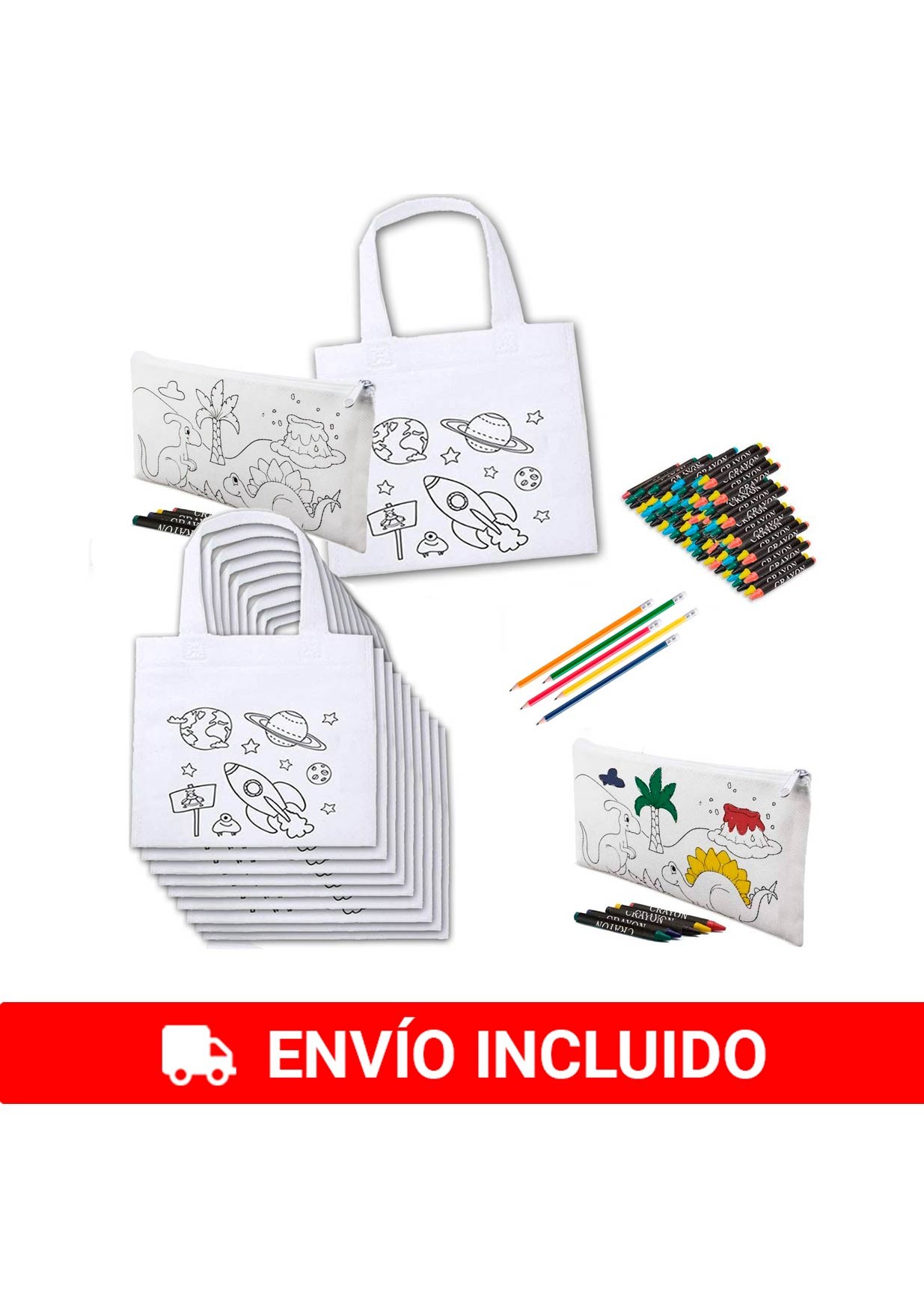 Party Pack 16 for Kids | Planet Bags, Cases, Flexibl Pencils