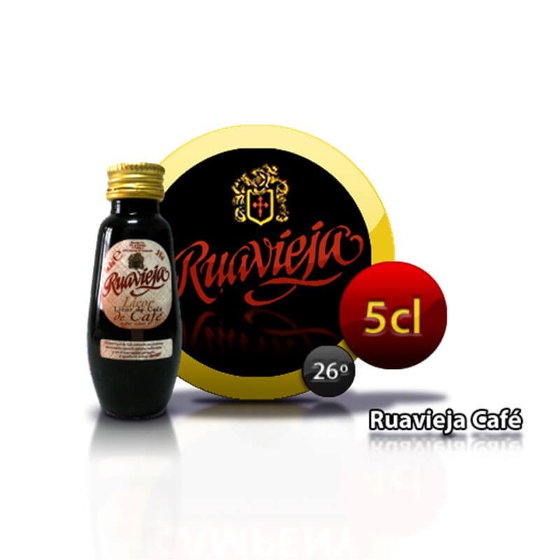 Miniature bouteille de liqueur de café Ruavieja