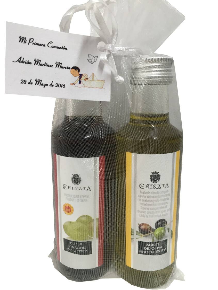 Miniatures d'huile d'olive et vinaigre spécial événements