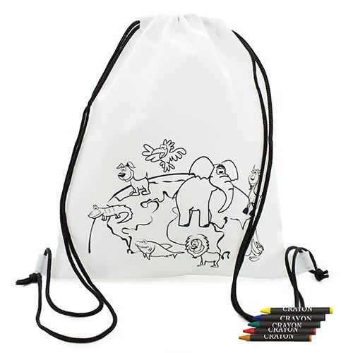 Children's backpack coloring