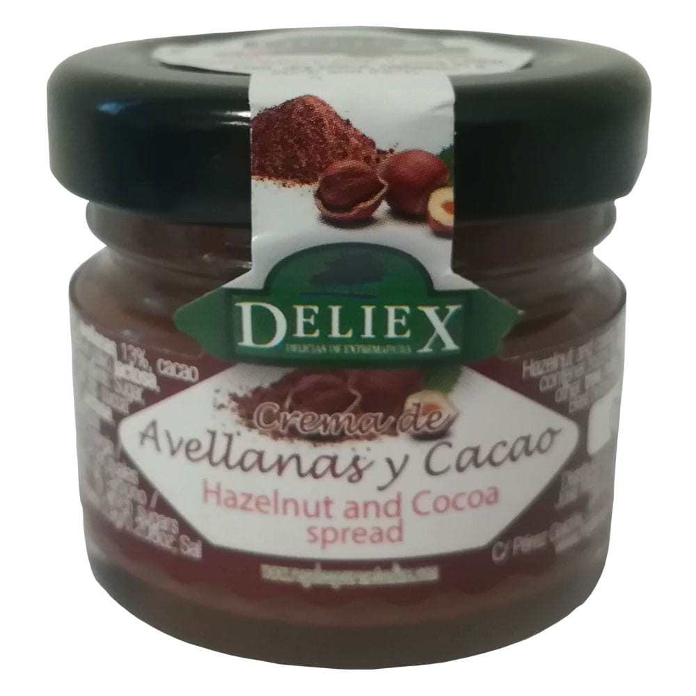 Crema de Cacao y Avellanas Tradicional 30 g Deliex
