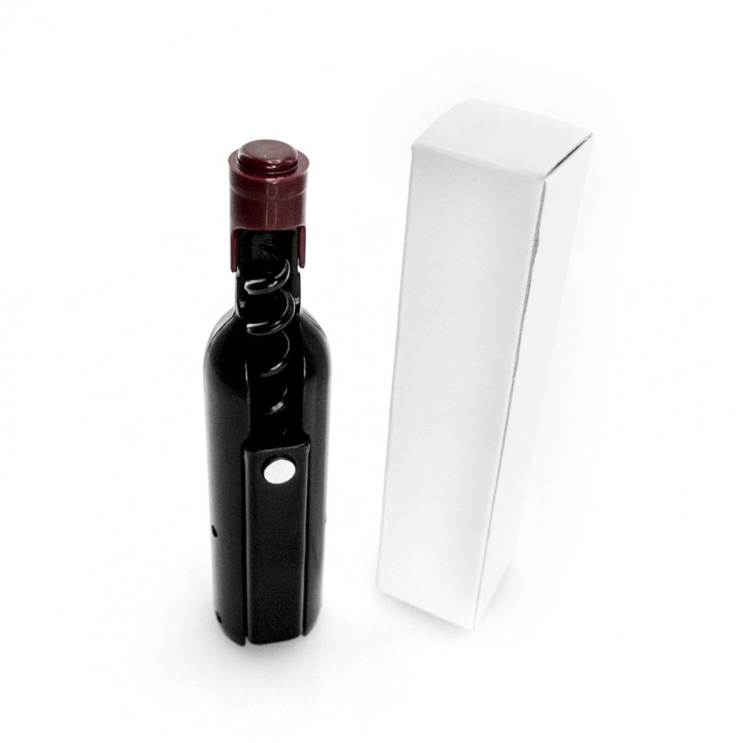 Mini bottle corkscrew for details